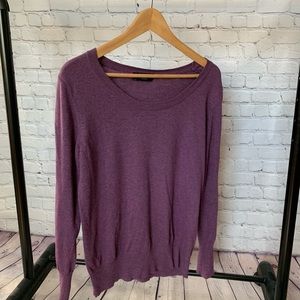 Purple Boatneck Sweater